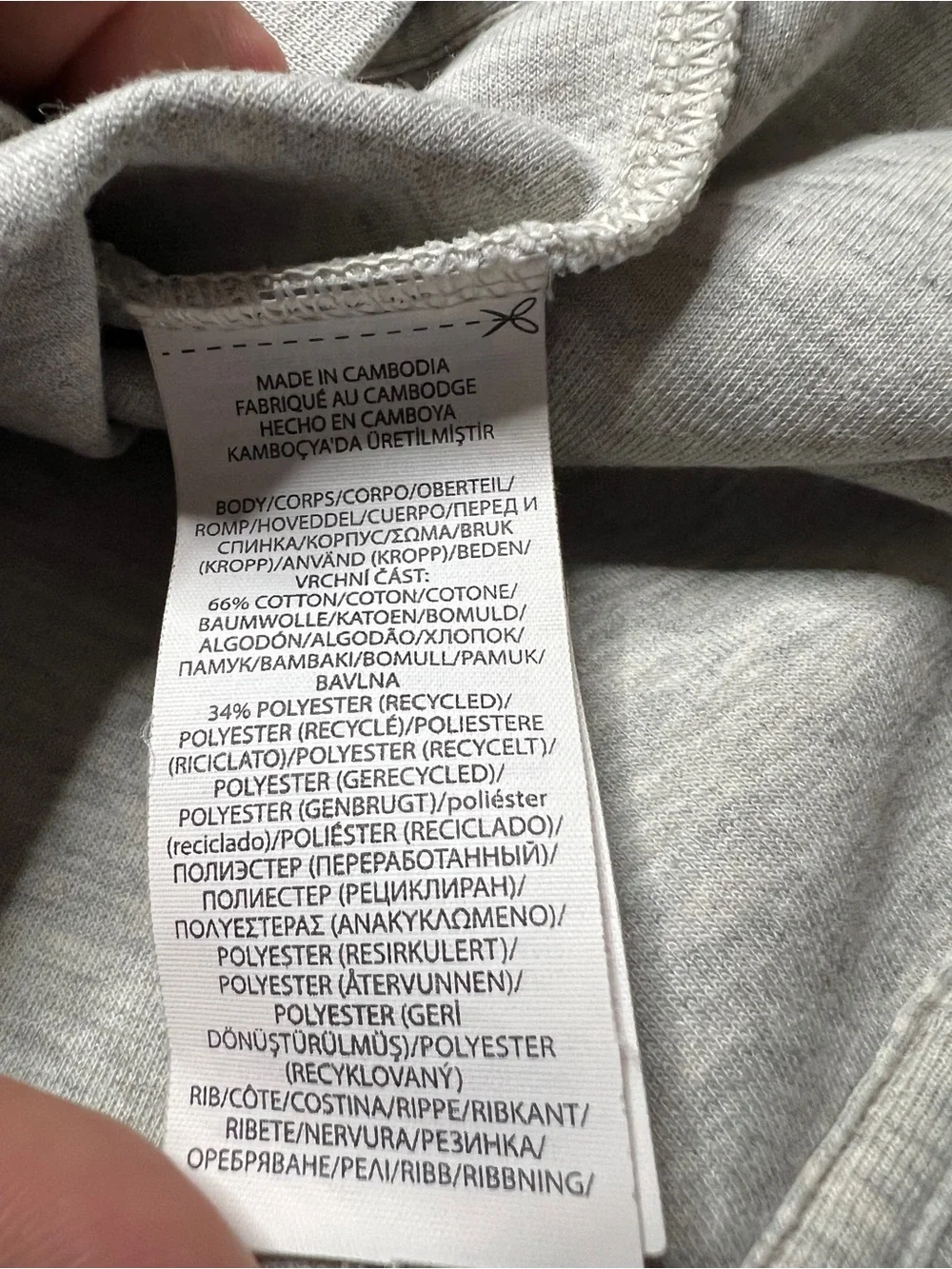 Polo by Ralph Lauren Heather Gray Zip-Up Hooded Sweatshirt